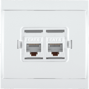 RJ45 - 6CAT/L2 N biały