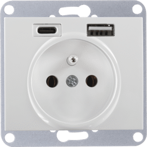 PT-16O/USB A+C biały