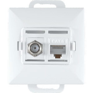 TV/F+RJ45/P biały