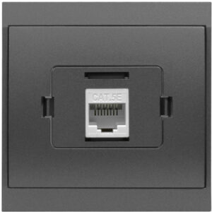 RJ45 - 6CAT/L1 N antracyt