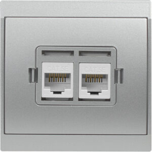 RJ45 - 6CAT/L2 N srebrny