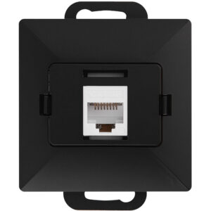 RJ45 - 5CAT/P1 czarny mat