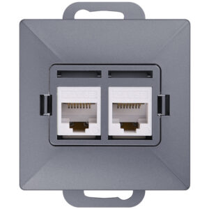 RJ45 - 5CAT/P2 antracyt