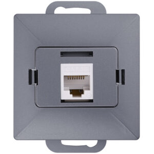 RJ45 - 6CAT/P1 antracyt