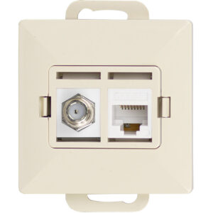 TV/F+RJ45/P beżowy