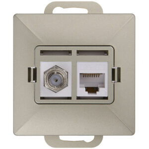 TV/F+RJ45/P satyna